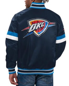 Home Game Oklahoma City Thunder Navy Jacket