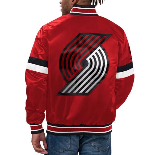 Home Game Portland Trail Blazers Red Jacket - Image 2