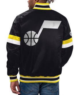Home Game Utah Jazz Black Jacket