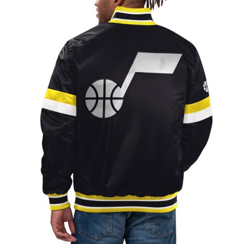 Home Game Utah Jazz Black Jacket - Image 2