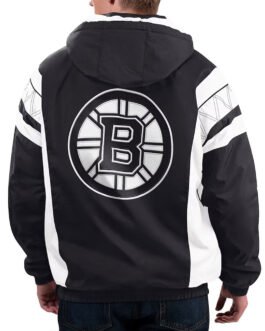 Home Team Boston Bruins Half-Zip Hoodie Jacket