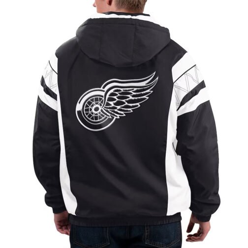 Home Team Detroit Red Wings Half-Zip Hoodie Jacket - Image 2