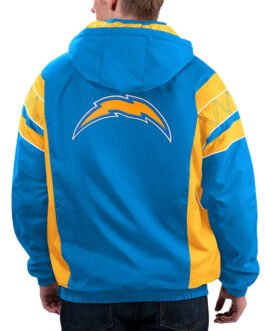 Home Team Los Angeles Chargers Half-Zip Hoodie Jacket