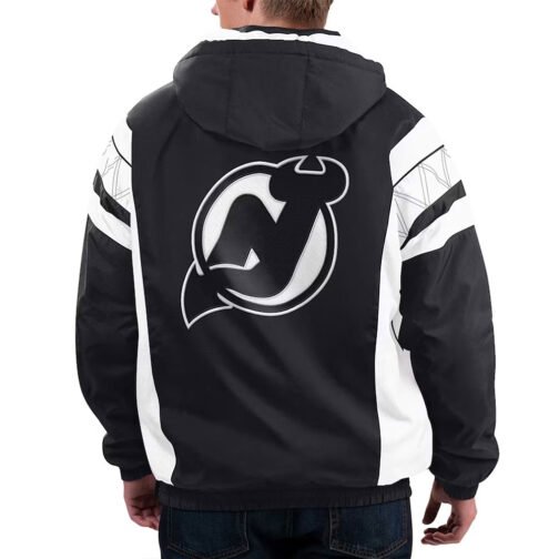 Home Team New Jersey Devils Half-Zip Hoodie Jacket - Image 2