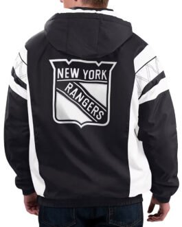 Home Team New York Rangers Half-Zip Hoodie Jacket