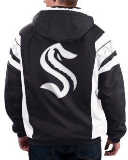 Home Team Seattle Kraken Half-Zip Hoodie Jacket