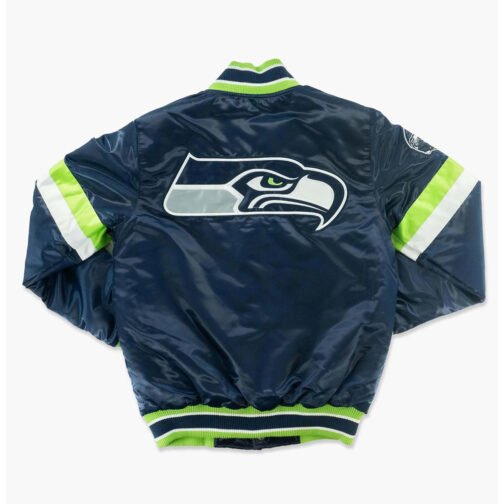Home Team Seattle Seahawks Navy Jacket - Image 2