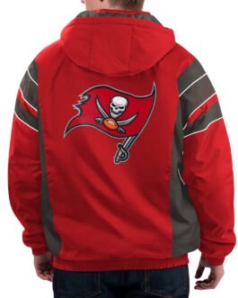 Home Team Tampa Bay Buccaneers Half-Zip Hoodie Jacket