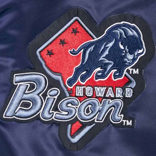 Howard University Homecoming Rib Satin Jacket - Image 6