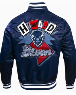 Howard University Homecoming Rib Satin Jacket