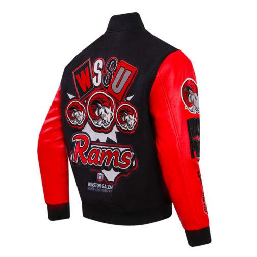 Homecoming Winston-Salem State University Varsity Jacket - Image 4