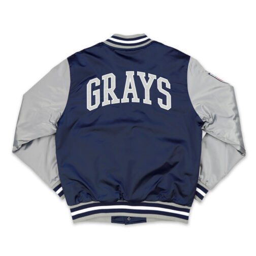 Homestead Grays Navy and Gray Jacket - Image 2