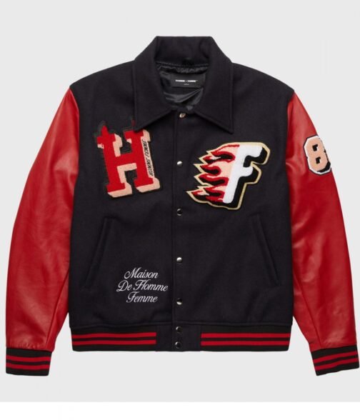World Champs Homme Femme HF Letterman Jacket - Image 3