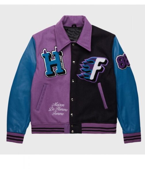 World Champs Homme Femme HF Letterman Jacket - Image 2