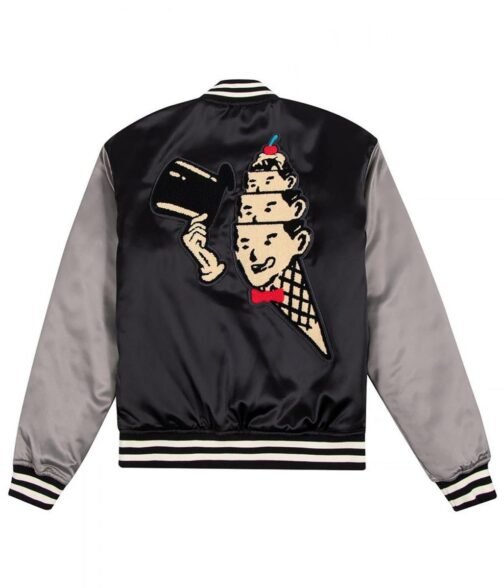 Ice Cream Hoodini Bomber Satin Jacket - Image 3