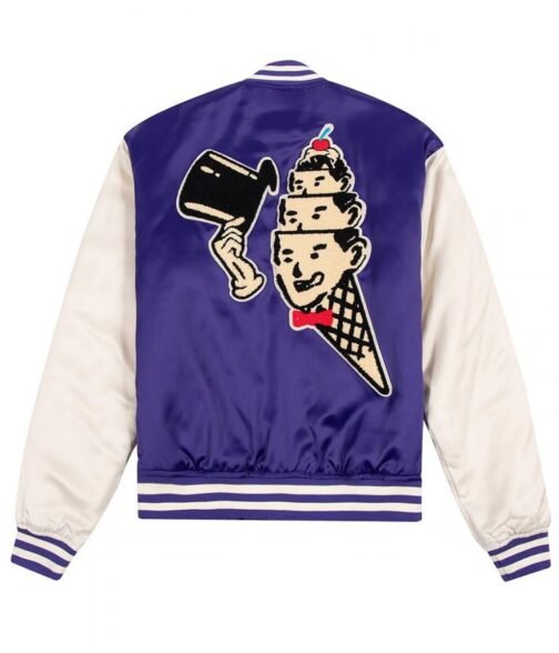 Ice Cream Hoodini Bomber Satin Jacket - Image 4