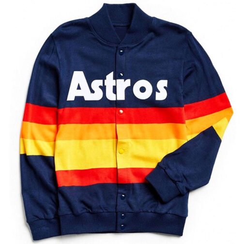 Houston Astros 1986 Blue Bomber Sweater - Image 5