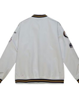 Houston Astros City Collection White Varsity Satin Jacket