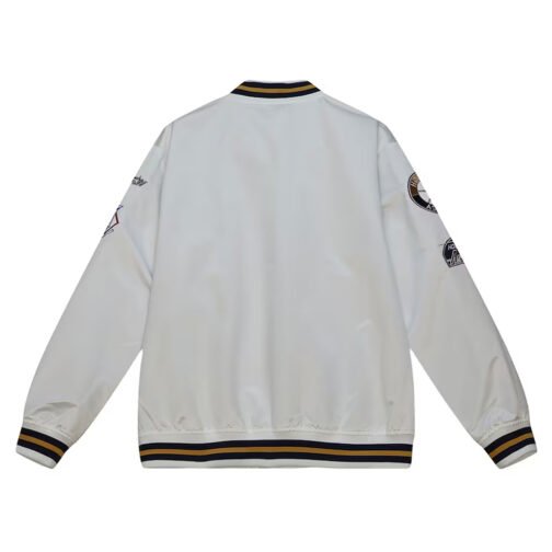 Houston Astros City Collection White Varsity Satin Jacket - Image 2