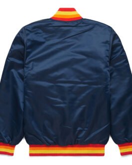 Houston Astros Classic Navy Satin Jacket
