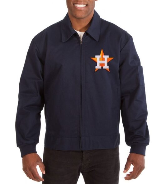 Houston Astros Workwear Navy Blue Jacket