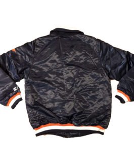Houston Astros Down Navy Satin Jacket