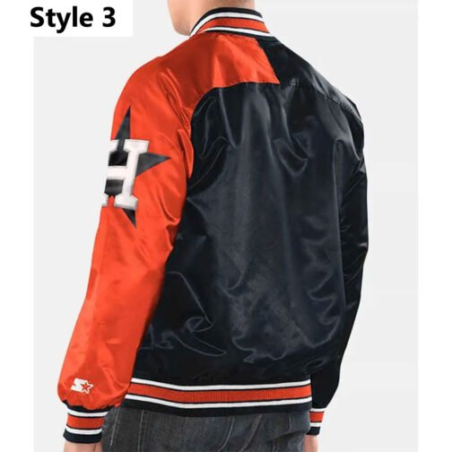 Houston Astros Dugout Satin Jacket - Image 5