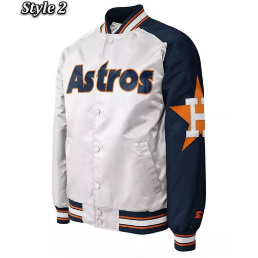 Houston Astros Dugout Satin Jacket - Image 2