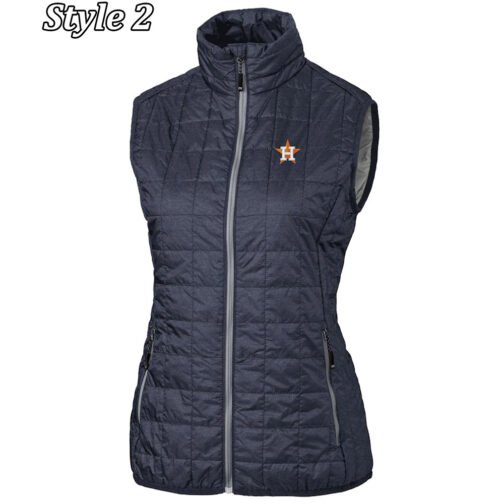 Houston Astros Quilted Puffer Full-Zip Vest - Image 7