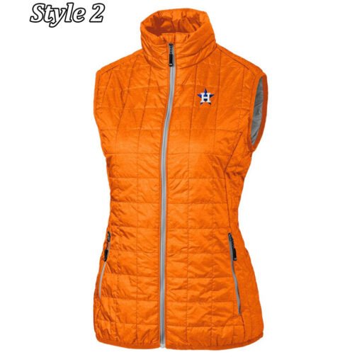 Houston Astros Quilted Puffer Full-Zip Vest - Image 4
