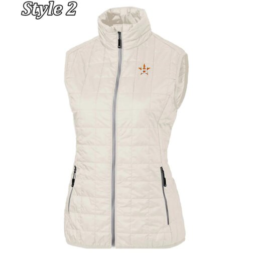 Houston Astros Quilted Puffer Full-Zip Vest - Image 5