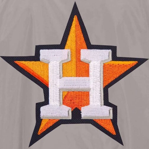 Houston Astros Nylon Bomber Jacket - Image 4