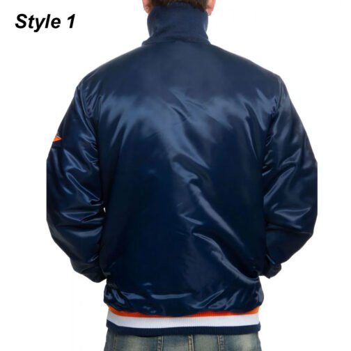 Starter Houston Astros Satin Navy Blue Jacket - Image 3