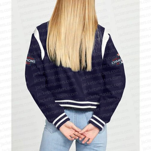 Houston Astros Kate Upton Varsity Jacket - Image 3