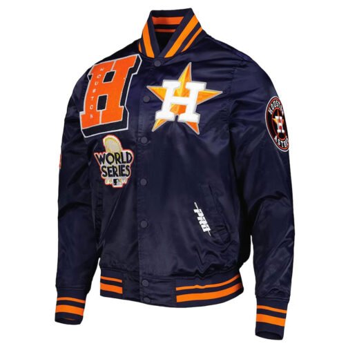Mash Up Houston Astros Navy Jacket - Image 5