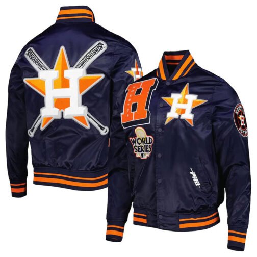 Mash Up Houston Astros Navy Jacket - Image 7