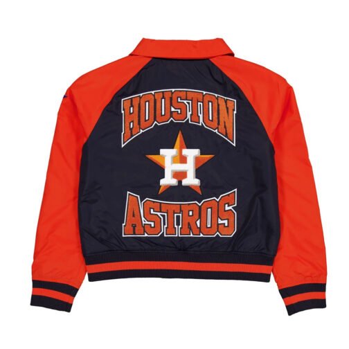 Houston Astros Navy and Red Throwback Jacket - Image 2