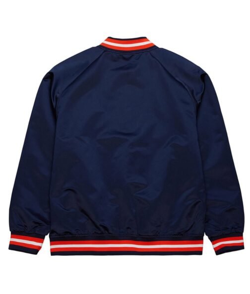 Houston Astros Navy Lightweight Satin Jacket - Image 2