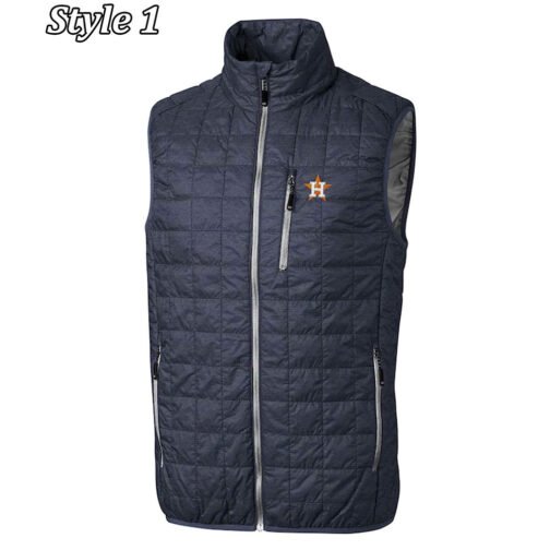 Houston Astros Quilted Puffer Full-Zip Vest - Image 2