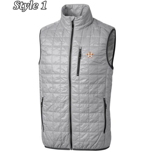 Houston Astros Quilted Puffer Full-Zip Vest - Image 3