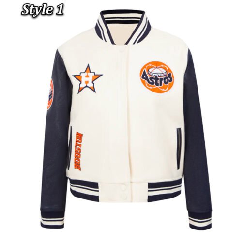 Retro Classic Rib Houston Astros Varsity Jacket
