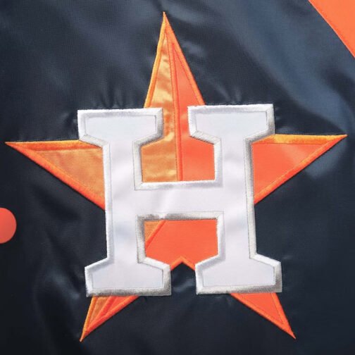 Navy/Orange Houston Astros The Lead Off Hitter Jacket - Image 4