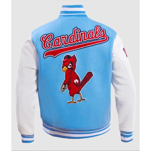 Houston Oilers Retro Classic Rib Varsity Jacket - Image 2