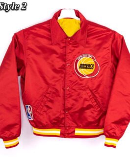 80’s Houston Rockets Red Jacket