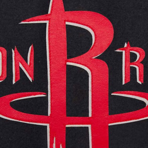Houston Rockets Black and White Varsity Jacket - Image 3