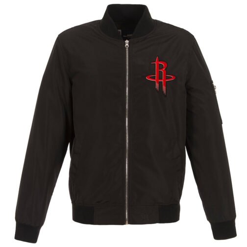 Houston Rockets Bomber Lightweight Nylon Jacket
