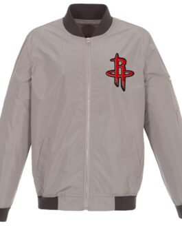 Houston Rockets Bomber Lightweight Nylon Jacket