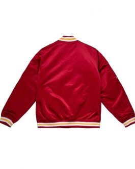 Champ City Houston Rockets Satin Red Jacket
