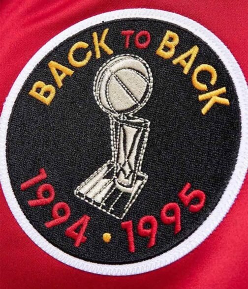 Champ City Houston Rockets Satin Red Jacket - Image 3