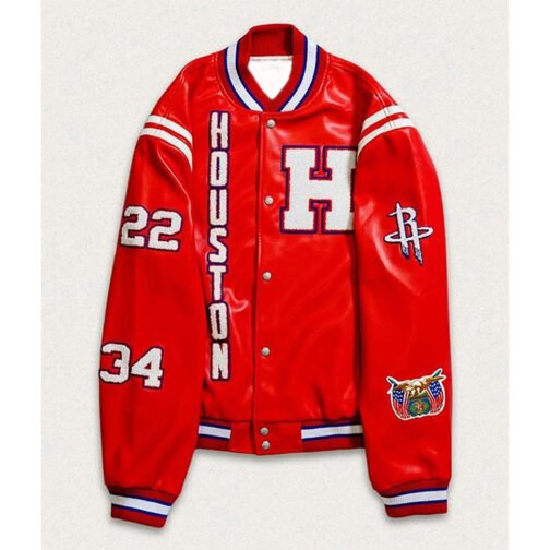 Houston Rockets Hometown Heroes City Edition Varsity Jacket - Image 2